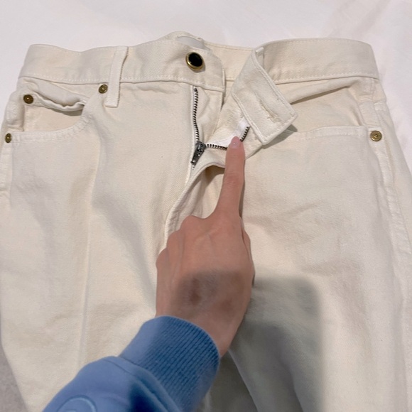 Khaite Jordan Jeans white size 25 - Picture 7 of 9